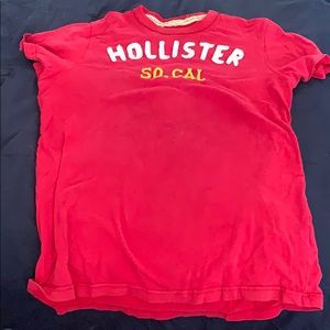 Red size medium Hollister t shirt